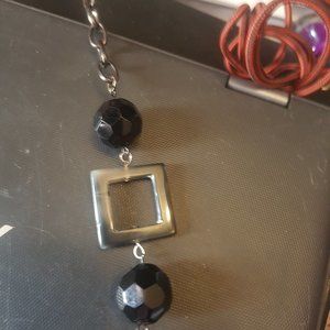 Gunmetal grey Necklace